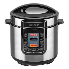  Скороварка-мультиварка электрическая Endever Vita-132 черный/стальной 
