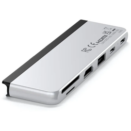  USB-hub Satechi Dual USB-C Hub For Surface Pro 9 Silver ST-HSP9P 