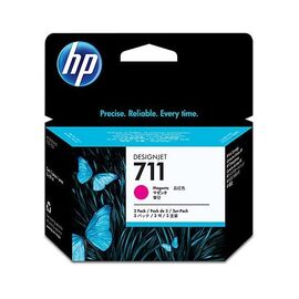  Картридж струйный HP 711 CZ135A пурпурный x3упак. для HP DJ T120/T520 