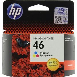  Картридж HP CZ638AE (№46) Ink Print Cartridge, цветной 