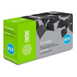  Тонер Картридж Cactus CS-CF280XS черный для HP LJ Pro 400/M401/M425 (6900стр.) <CS-CF280XS> 