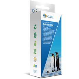  Чернила G&G GG-T6641BK черный100мл для Epson L100, L110, L120, L130, L132, L210, L222 