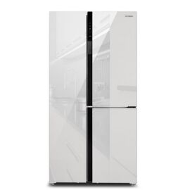  Холодильник Hyundai CS6073FV белое стекло 