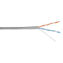  Кабель информационный Lanmaster NM-UTP5E2PR-CU кат.5е U/UTP не экранированный 2X2 PVC внутренний 305м серый 