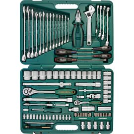  Набор инструмента JONNESWAY S04H624101SA универсальный 1/4", 1/2"DR, 101 предмет 