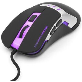  Мышь Gembird MG-520 Gamer, USB, 6 кн., 3200 dpi, 1000 Гц, подсветка, ПО для создания макросов 