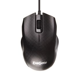  Мышь Exegate SH-9027 <black, optical, 3btn/scroll, 1000dpi, USB, шнур 1,5м. (EX264100RUS) 