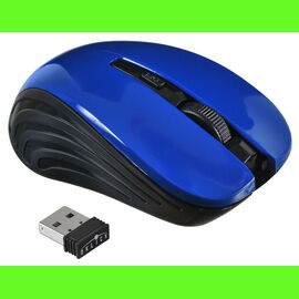  Мышь Oklick 545MW черный/синий USB 