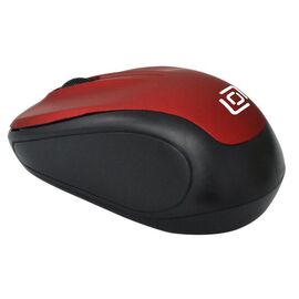  Мышь Oklick 665MW черный/красный оптическая (1000dpi) беспроводная USB (3but) 