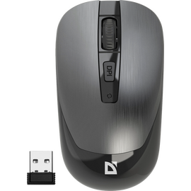  Мышь Defender Wave MM-995 (52993) оптическая, беспроводная USB, серебристый 