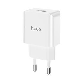  Адаптер Сетевой Hoco C106A Leisure USB 2,1A/10W (white) (221583) 