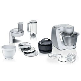  Кухонный комбайн Bosch MUM58234 белый/серебряный 