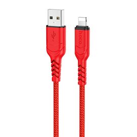  Кабель USB - Apple lightning Hoco X59 Victory 100см 2,4A (red) (202524) 