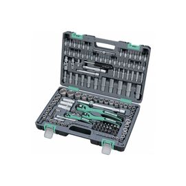  Набор инструментов STELS , 1/4", 3/8", 1/2", Cr-V, S2, усиленный кейс, 151 предм. (14114) 