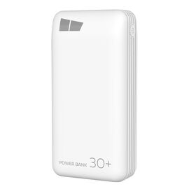  Внешний аккумулятор 30000mAh 2USB 2.1A More choice PB52-30 (White) 