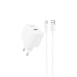  СЗУ 1USB 2.1A для Type-C Hoco CS11A 1м (White) 