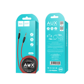  Аудиокабель AUX 3.5mm 1.0м Hoco UPA11 (Black) 