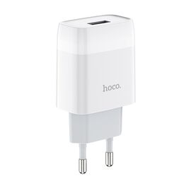  Сетевое зарядное устройство 1USB 2.1A Hoco C72A (White) 