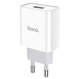  Адаптер Сетевой Hoco C81A USB 2,1A/ (white) (215778) 