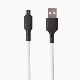  Кабель USB - micro USB Kurato RORI-M505 100см 2,7A (white) (109414) 