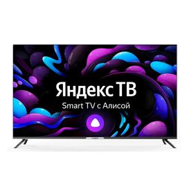  55" Телевизор Hyundai H-LED55BU7003 черный 3840x2160, 4K Ultra HD, 60 Гц, Wi-Fi, Smart TV, Яндекс ТВ 