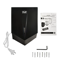  Сушилка для рук PUFF 8802Bl черный 