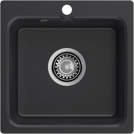  Кухонная мойка GranFest Smart 430 GF-Smart 430 мрамор, черный 