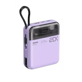 Аккумулятор внешний резервный REMAX Sucha Pro Series PD 20W+QC 22.5W Power Bank with 2 Fast Charging Cables 20000mAh RPP-603 (фиолетовый) 