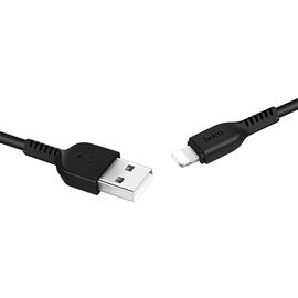  Дата-кабель HOCO X13 Lightning, 1м (черный) 