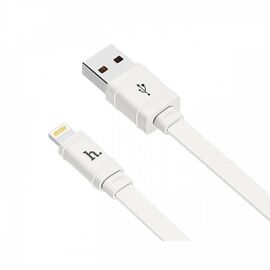  Дата-кабель HOCO X5 Bamboo lightning 1м (белый) 