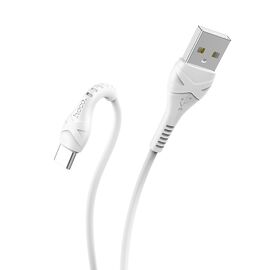  Дата-кабель HOCO X37 Cool power Type-C 1м (белый) 