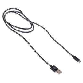  Дата-кабель Buro Braided BHP RET MICUSB-BR micro 1м черный 