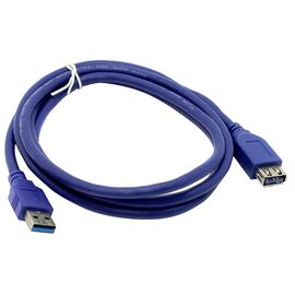  Кабель Vcom VUS7065-1.8M удлинительный USB3.0 Am-Af 1,8m 