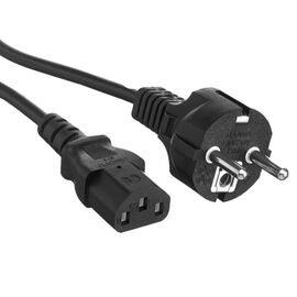  Кабель питания ExeGate OfficePC PC-1,2 EX264333RUS 450W (Евровилка Schuko- C13, черный, 1.2м) 