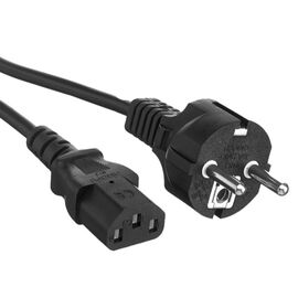  Кабель питания ExeGate Power PC-1,8P (Евровилка Schuko->С13 EP280647RUS ) VDE-250V-3*1.0-CU, 10A, черный, 1.8м 