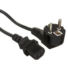  Кабель питания ExeGate Special PC-1,8S ES280999RUS (Евровилка угловая Schuko- C13, 3*0.5mm2, CCA, черный, 1.8м) 