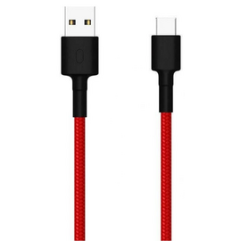  Кабель Xiaomi Mi Braided SJX10ZM SJV4110GL 703805 USB Type-C Cable 100см Red 
