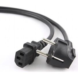  Кабель питания Cablexpert PC-186-1-10M Schuko- C13 3x1кв.мм 10м черный с заземлением пакет 