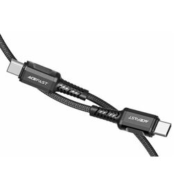  Дата-кабель ACEFAST C1-03 Type-C to Type-C aluminum alloy, 1.2m (чёрный) 