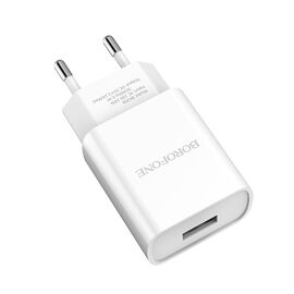  СЗУ BOROFONE BA20A Sharp 1USB, 5V, 2,1A  (белый) 