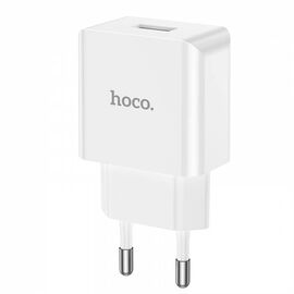  СЗУ HOCO C106A Leisure, 1USB + iP (EU) (белый) 