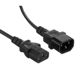  Кабель монитор - компьютер (UPS- устройство) ExeGate Special EC-3S ES280990RUS (IEC 320 C13- C14, 3*0.75mm2, CCA, черный, 3м) 