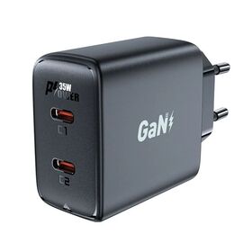  СЗУ ACEFAST A49 PD35W GaN  USB-C+USB-C (черный) 