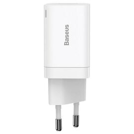  СЗУ Baseus Super Si Pro Quick Charger USB-C+USB-A 30W EU White 