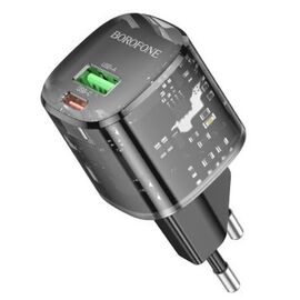  СЗУ BOROFONE BN17 Sunlight PD20W+QC3.0 charger(EU) (черный) 