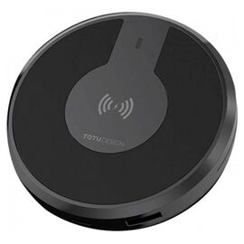  Беспроводное зарядное устройство TOTU WX02, 2.1A, черный+серый 