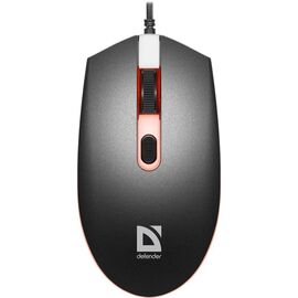  Мышь DEFENDER Dot MB-986 52986, черный 7цветов, 4D, 1000/1600dpi 