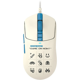  Мышь A4Tech Bloody W72 Ultra Pixels Blue рисунок/бежевый/голубой оптич. 20000dpi USB 6but (W72 ULTRA 