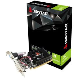  Видеокарта Biostar Nvidia GeForce 210 G210-1GB D3 LP (VN2103NHG6) PCI-E 1Gb 64bit DDR3 589/1333 DVIx1 HDMIx1 CRTx1 Ret low profile 
