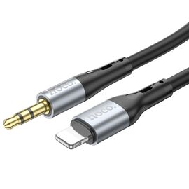  Аудио-адаптер HOCO UPA22 iP silicone digital audio conversion cable (черный) 